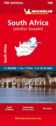 Michelin Südafrika: Straßen- und Tourismuskarte 1: 1.500.000 (MICHELIN Nationalkarten) von Michelin, Vertrieb durch GRÄFE UND UNZER VERLAG GmbH